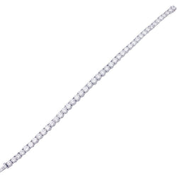 Bracelet or blanc et diamants. - Castafiore