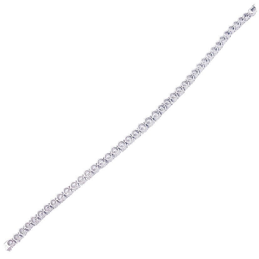 Bracelet or blanc et diamants. - Castafiore