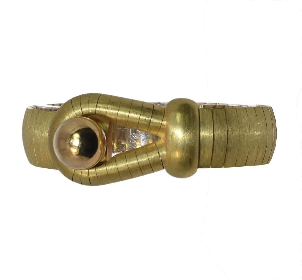 Bracelet or jaune 18k signé de la maison Chaumet modèle Fidelité - Castafiore