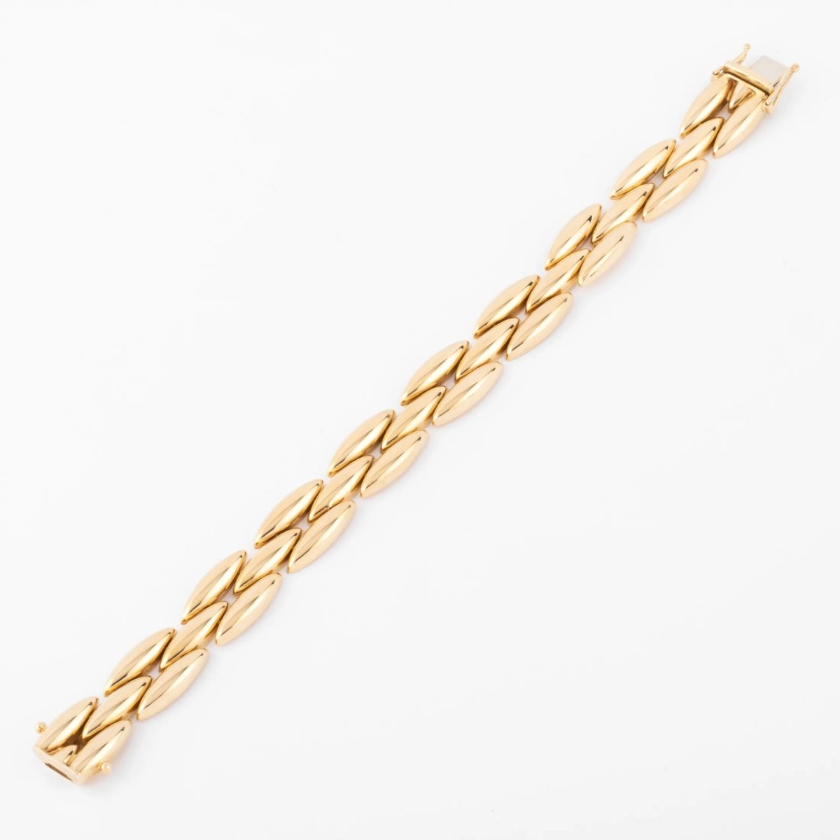 Bracelet or jaune de la maison Cartier modèle Gentiane - Castafiore