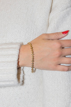 Bracelet Or jaune Diamant - Castafiore