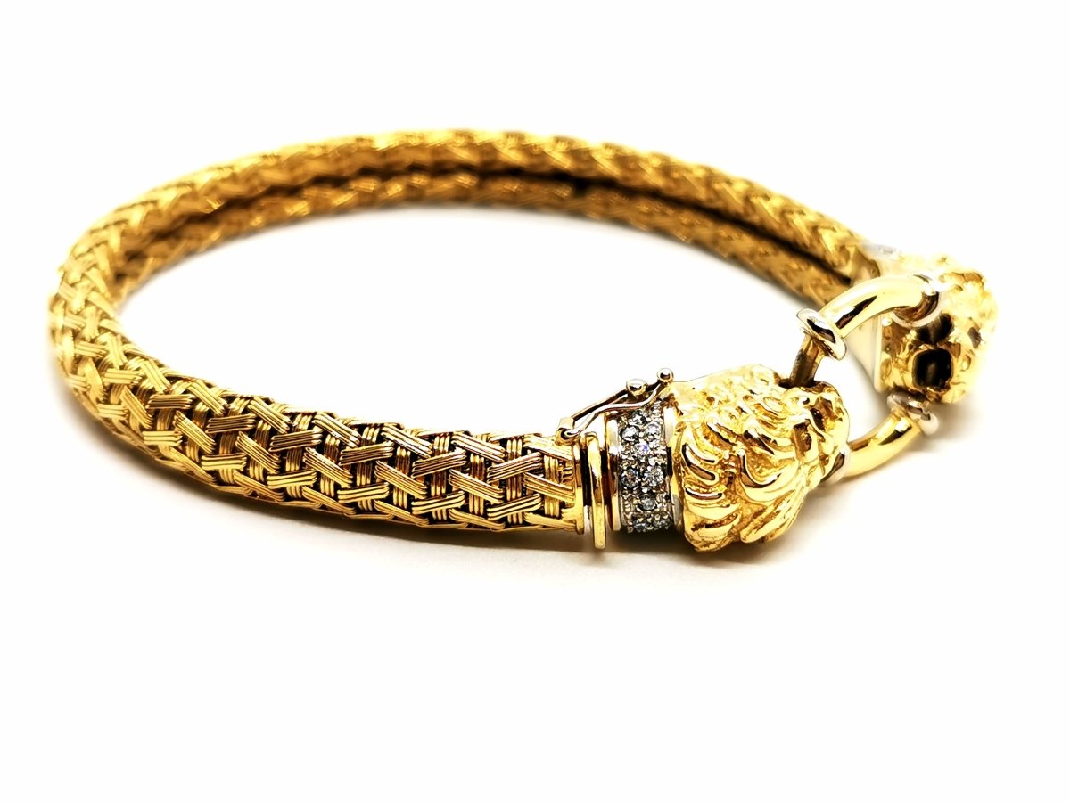 Bracelet Or jaune Diamant - Castafiore