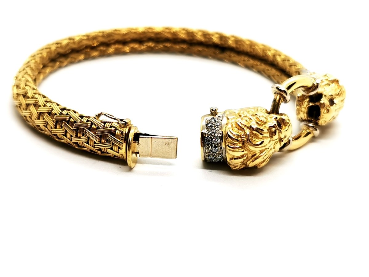 Bracelet Or jaune Diamant - Castafiore