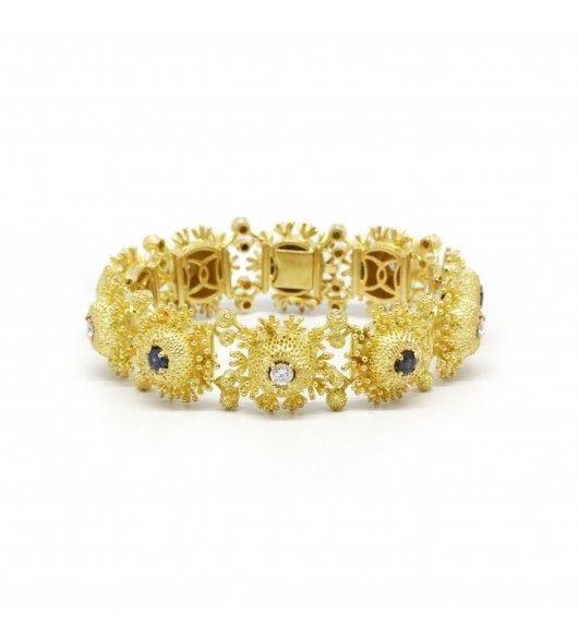 Bracelet - Or. saphirs et diamants - Castafiore