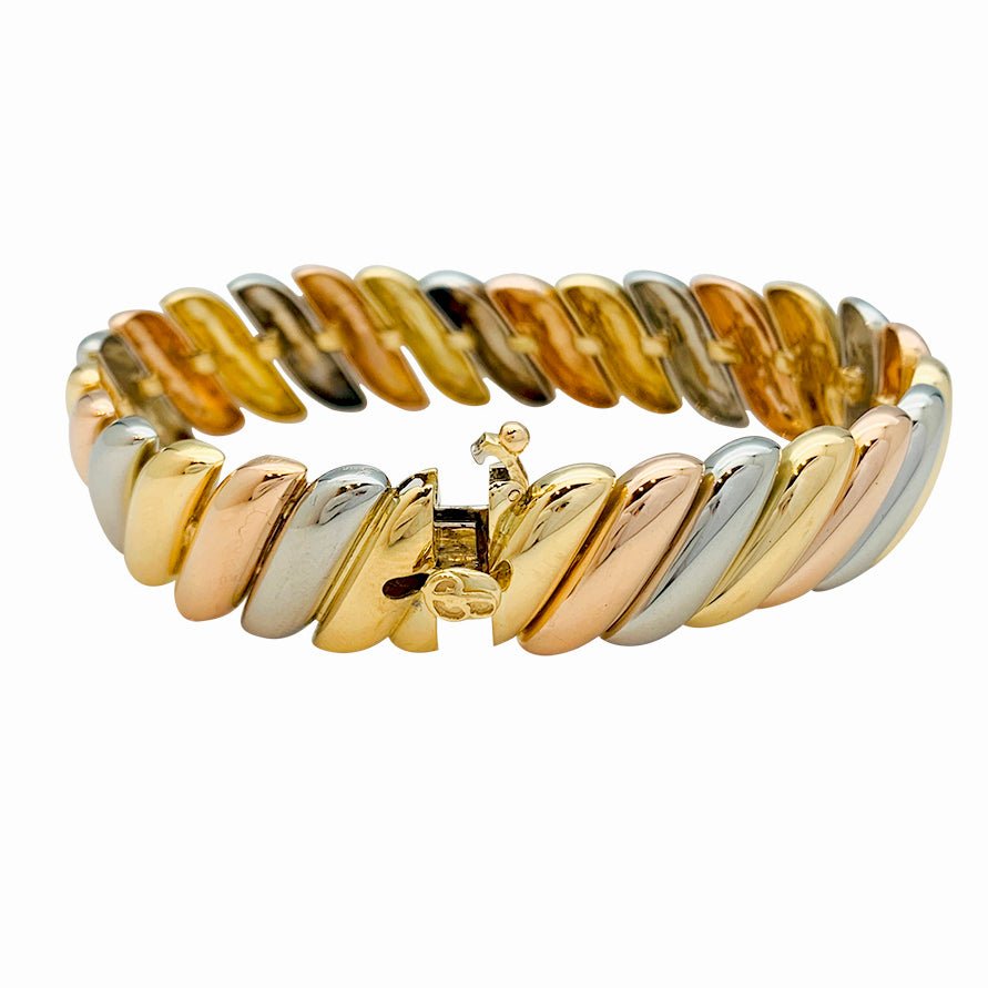 Bracelet POIRAY en trois tons d'or - Castafiore