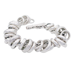 Bracelet Pomellato 67, "Rondelles", argent. - Castafiore
