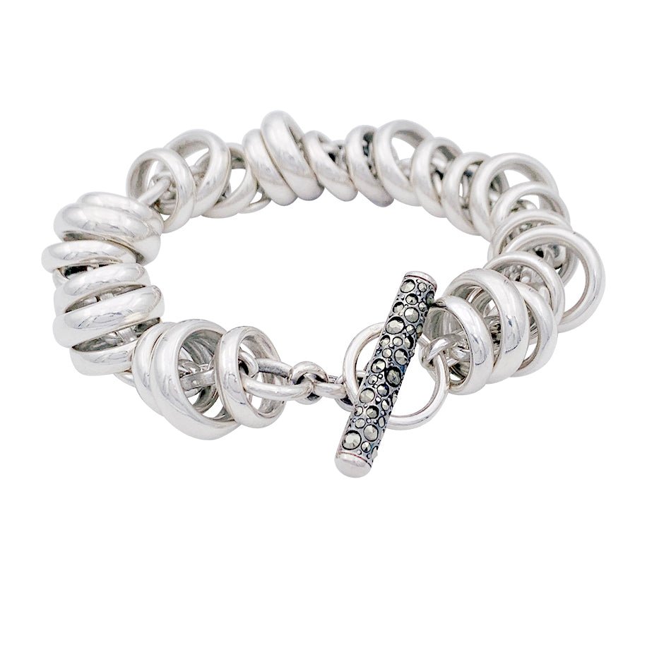 Bracelet Pomellato 67, "Rondelles", argent. - Castafiore