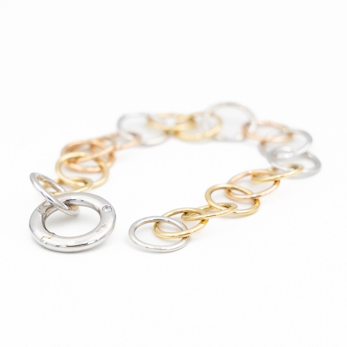 Bracelet POMELLATO "Lucciole", en 3 ors et diamant - Castafiore