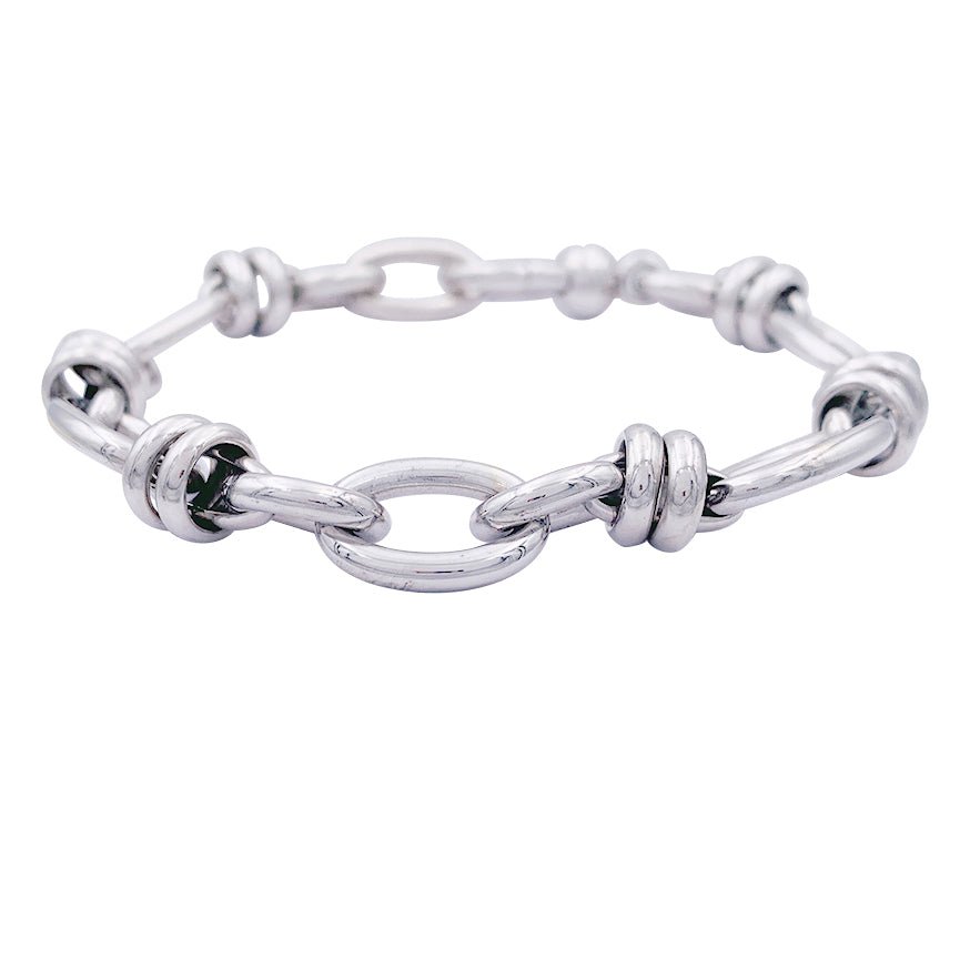 Bracelet POMELLATO orné de maillons en or blanc - Castafiore