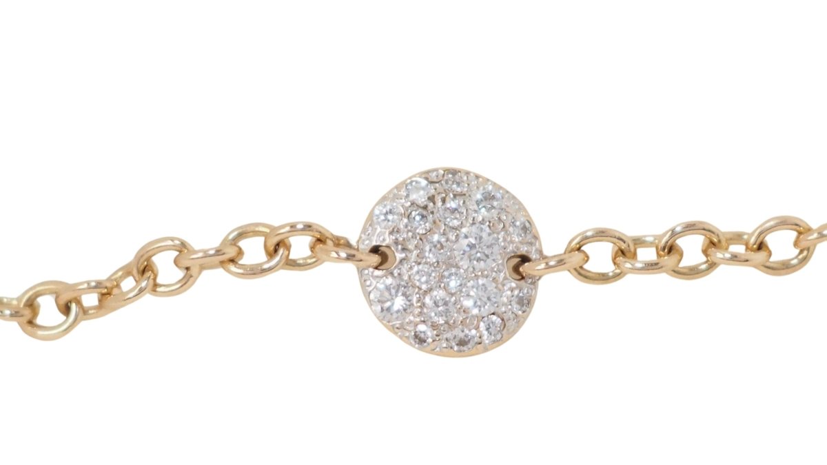 Bracelet POMELLATO Sabbia en or rose et diamants - Castafiore