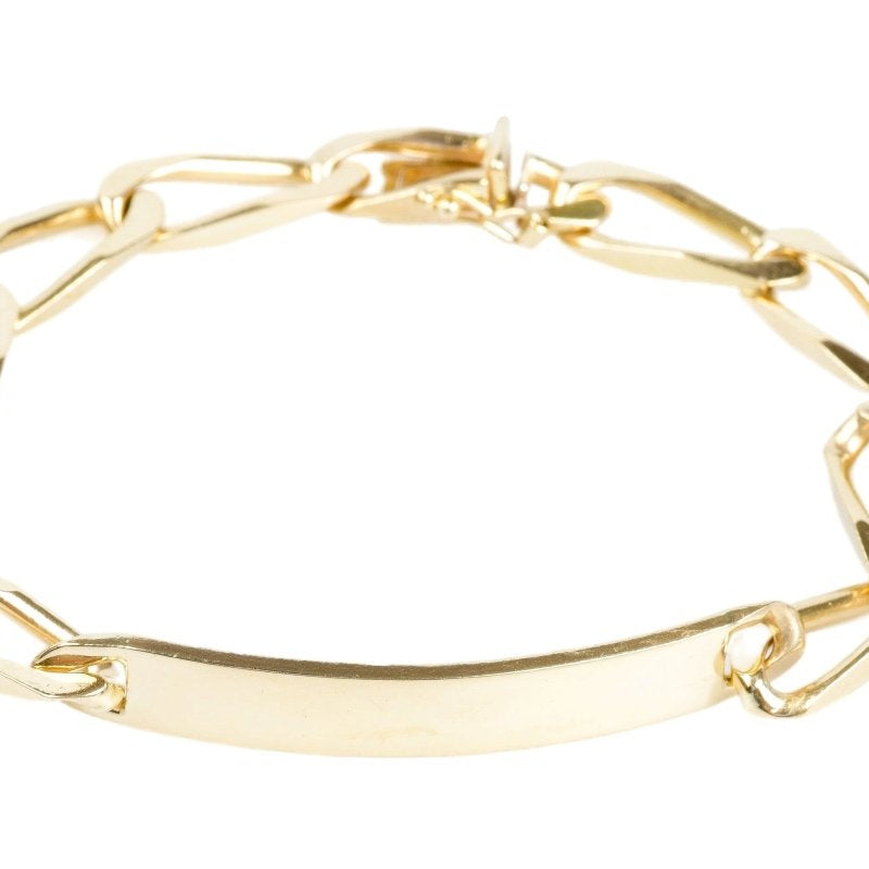 Bracelet pour hommes en or jaune 18 carats en maille gourmette - Castafiore