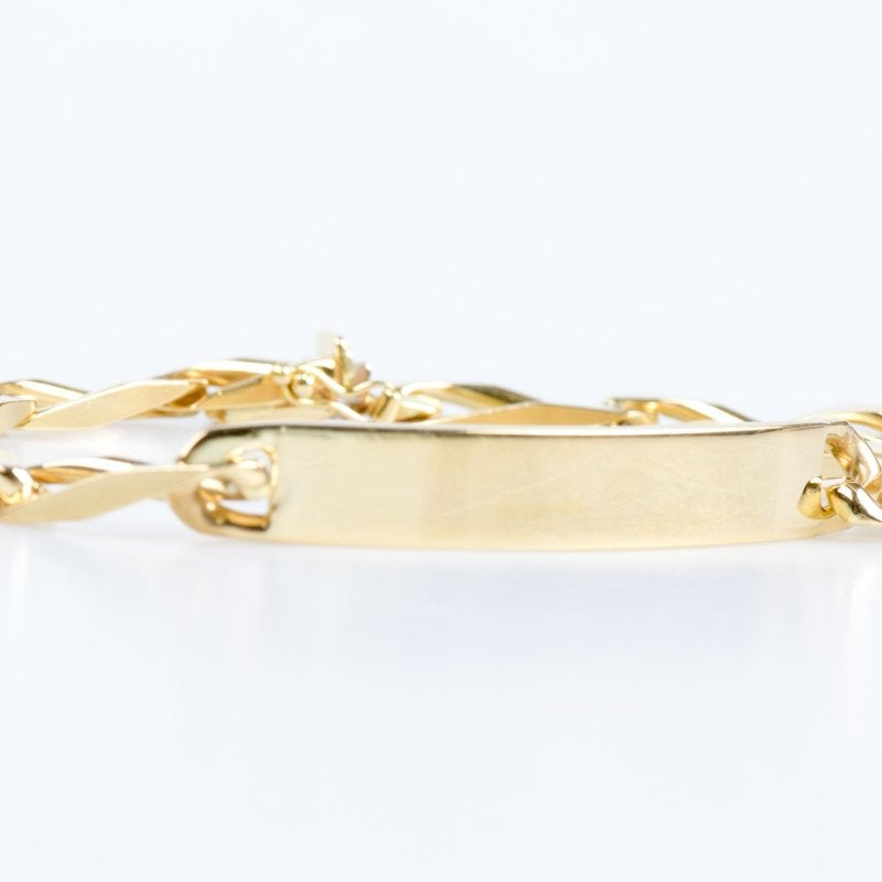Bracelet pour hommes en or jaune 18 carats en maille gourmette - Castafiore