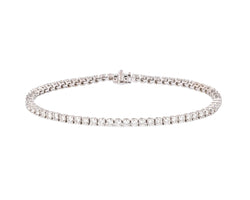 Bracelet riviere en diamant et or gris - Castafiore