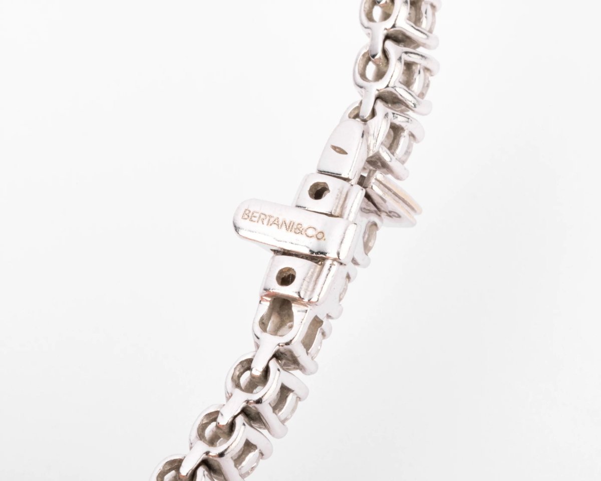 Bracelet riviere en diamant et or gris - Castafiore