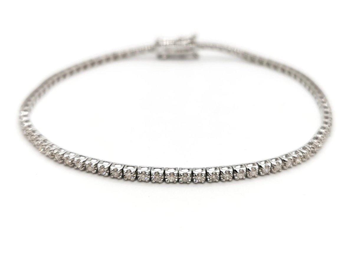 Bracelet Rivière en or blanc et diamant - Castafiore