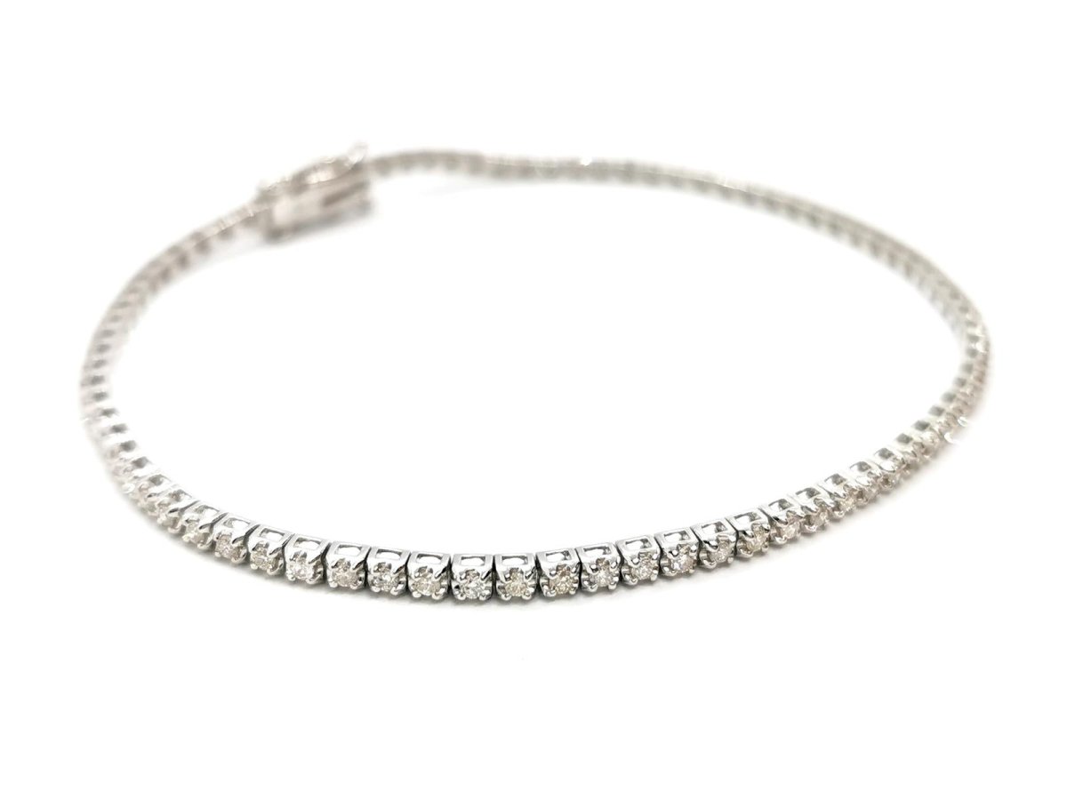 Bracelet Rivière en or blanc et diamant - Castafiore