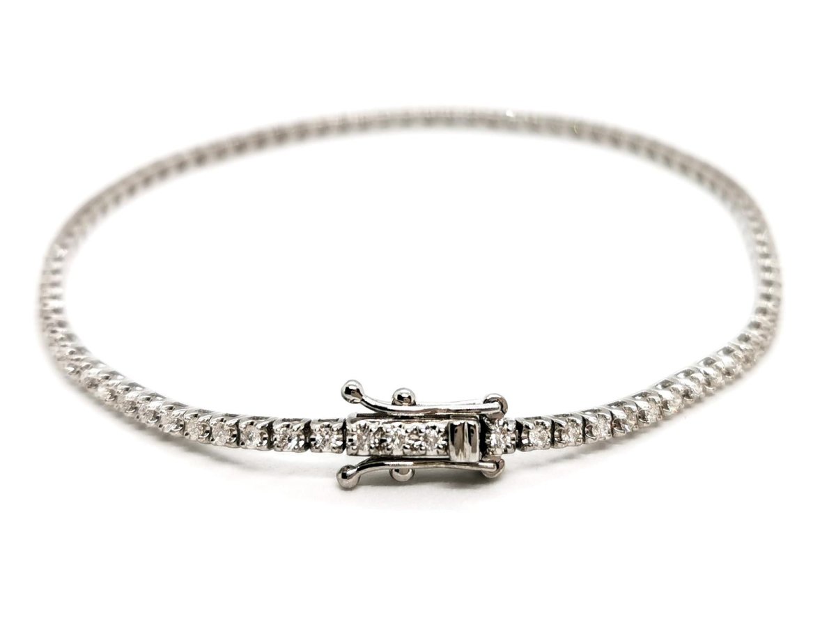 Bracelet Rivière en or blanc et diamant - Castafiore