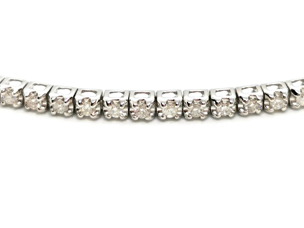 Bracelet Rivière en or blanc et diamant - Castafiore