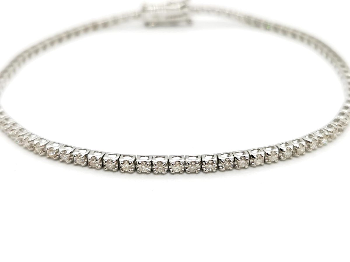 Bracelet Rivière en or blanc et diamant - Castafiore