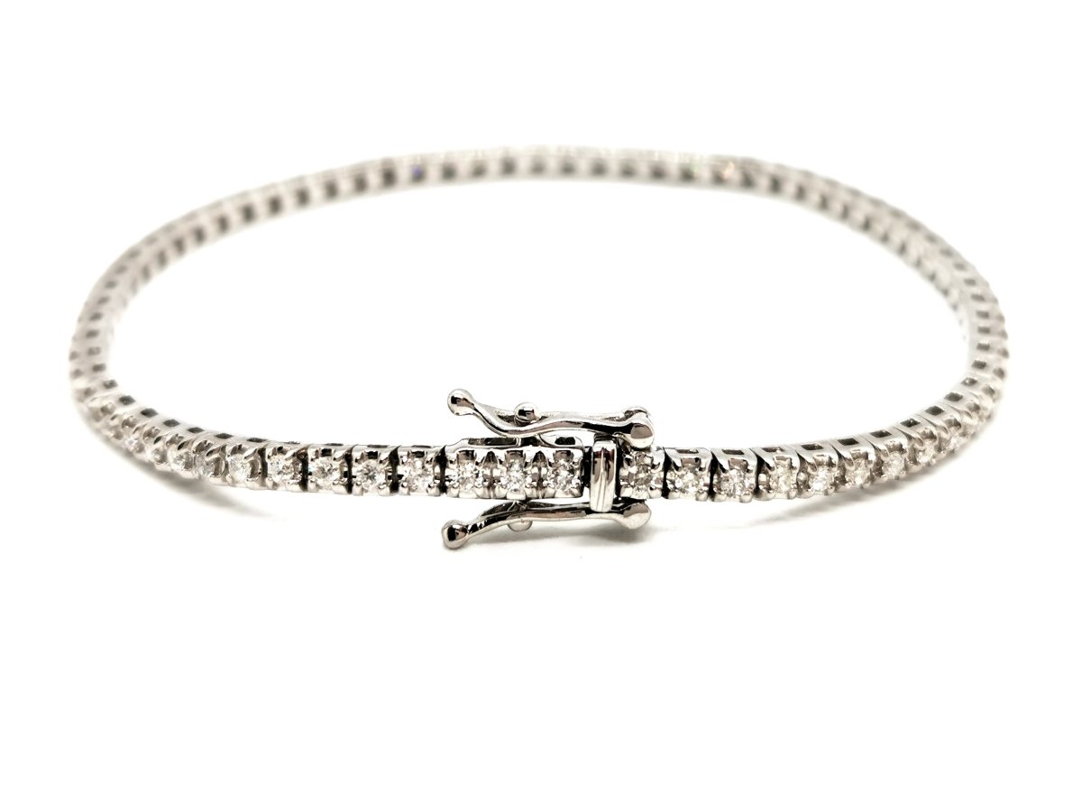 Bracelet Rivière Or blanc Diamant - Castafiore