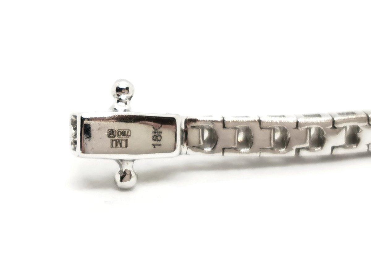 Bracelet Rivière Or blanc Diamant - Castafiore