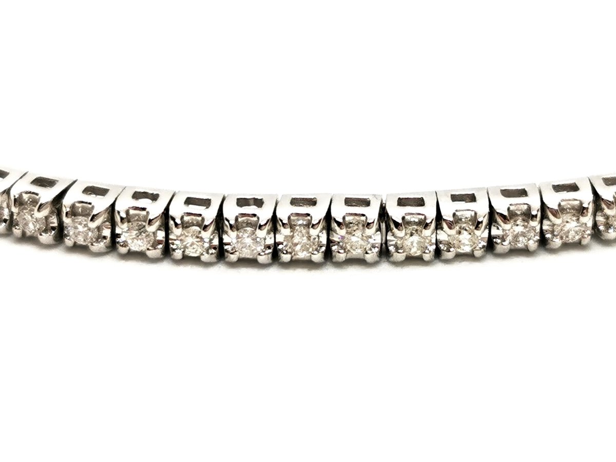 Bracelet Rivière Or blanc Diamant - Castafiore