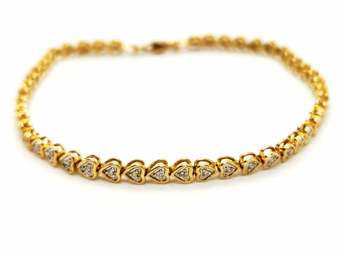 Bracelet Rivière Or jaune Diamant - Castafiore