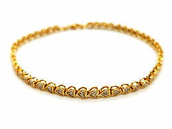 Bracelet Rivière Or jaune Diamant - Castafiore