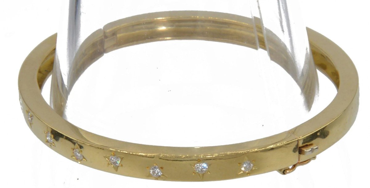 Bracelet ruban en or jaune - Castafiore