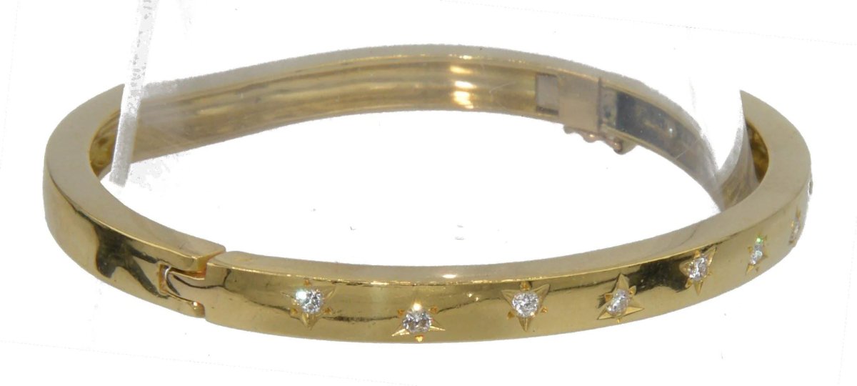 Bracelet ruban en or jaune - Castafiore