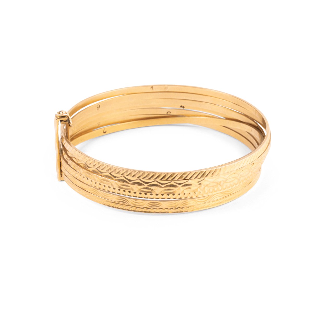 Bracelet Semainier en or jaune - Castafiore
