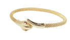 Bracelet Serpent en or jaune et rubis - Castafiore