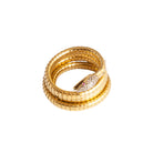 Bracelet serpent en or, rubis et diamants - Castafiore