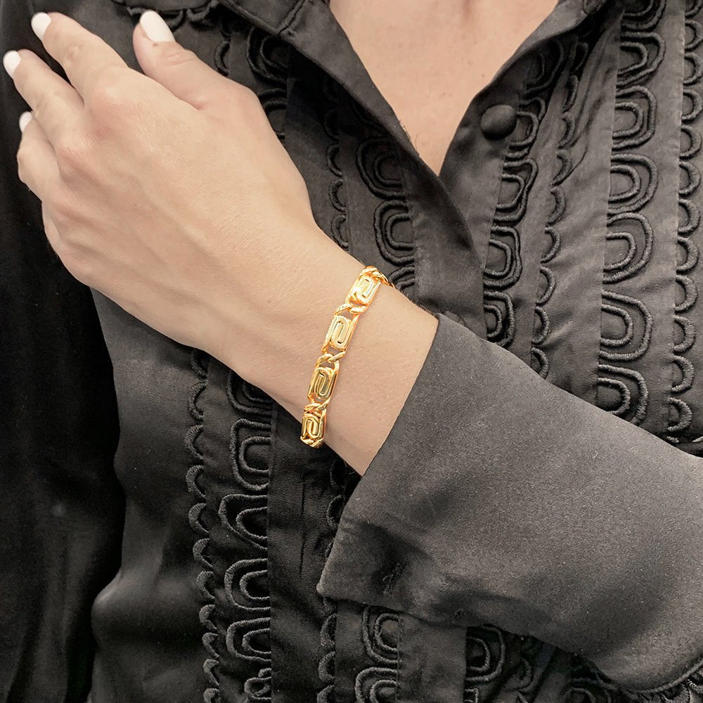 Bracelet souple en or jaune - Castafiore