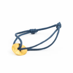 Bracelet sur cordon DINH VAN "Pi" en or jaune - Castafiore
