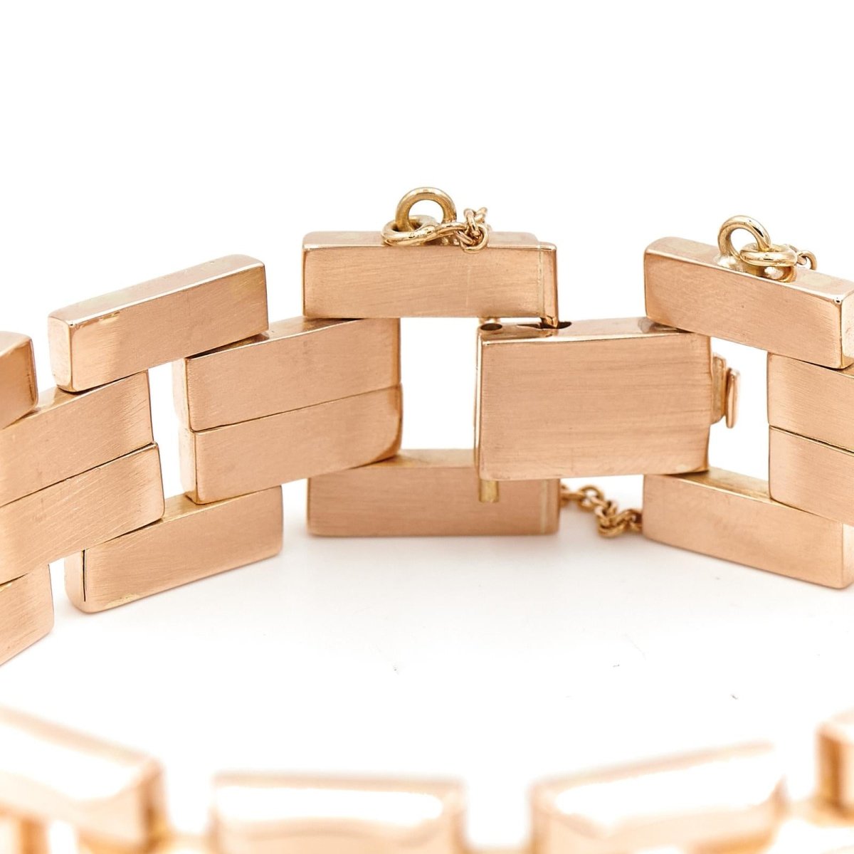 Bracelet Tank en or rose - Castafiore