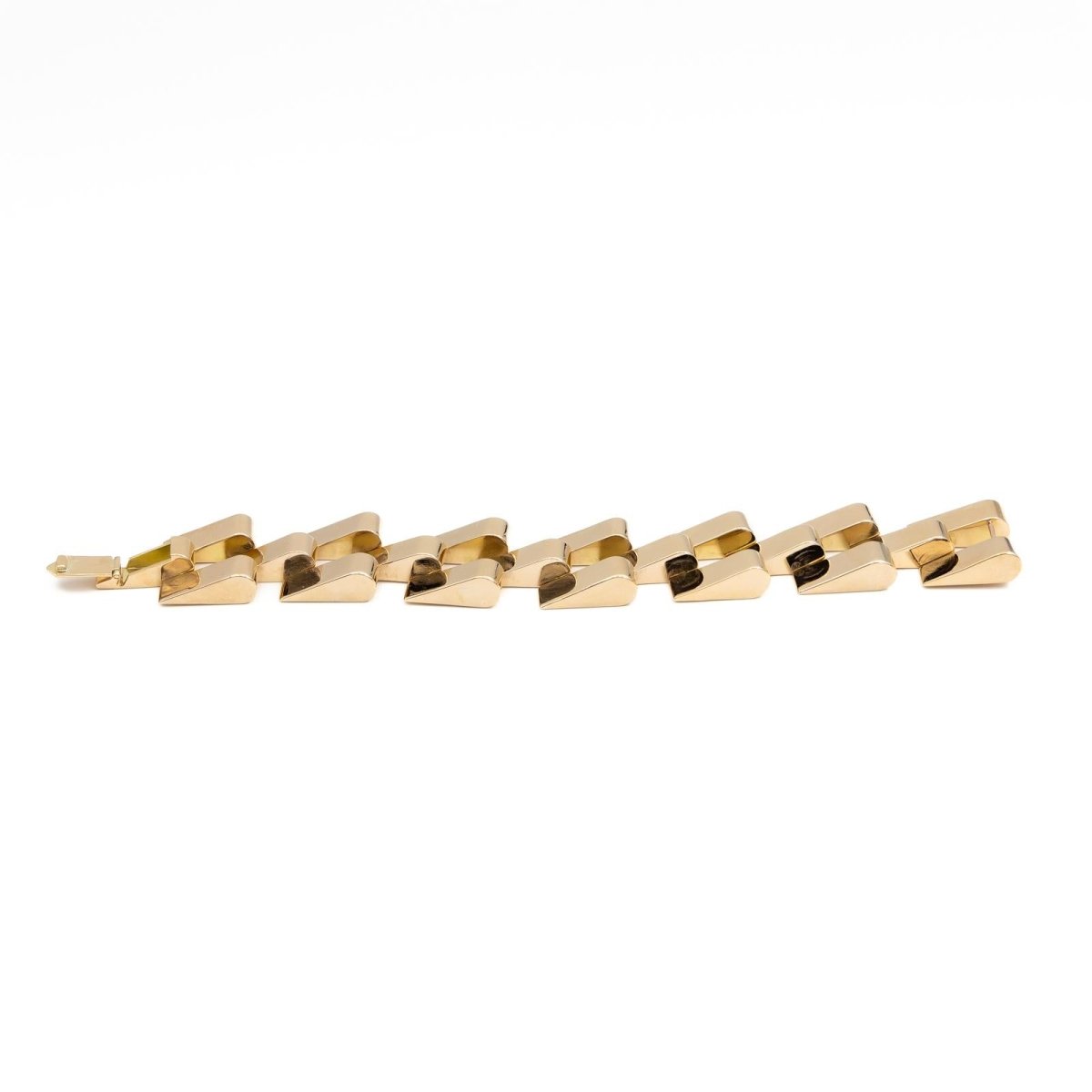 Bracelet Tank Or jaune - Castafiore