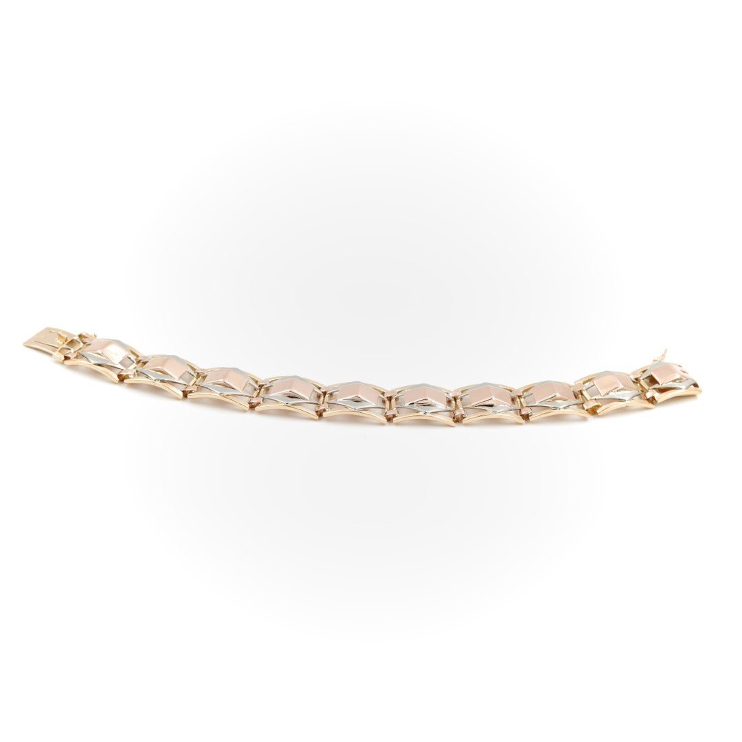 Bracelet Tank Or jaune - Castafiore