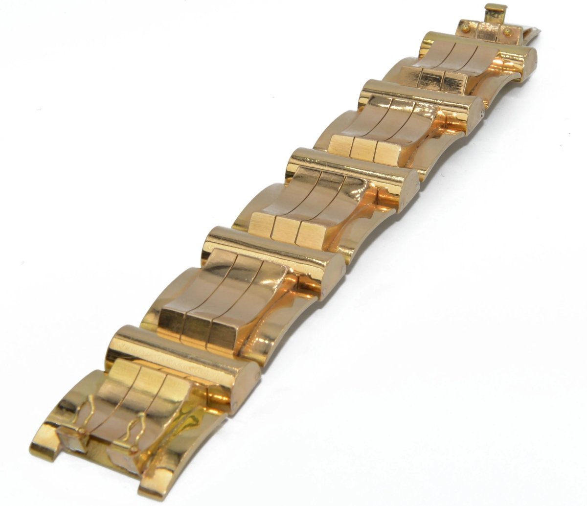 Bracelet tank or rose et jaune 18k - Castafiore