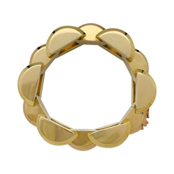 Bracelet Tank, trois tons d'or - Castafiore