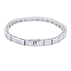 Bracelet Tennis en or blanc et diamant - Castafiore