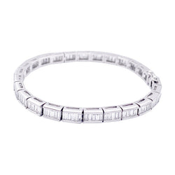 Bracelet Tennis en or blanc et diamant - Castafiore