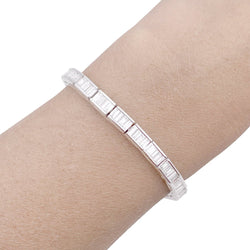 Bracelet Tennis en or blanc et diamant - Castafiore