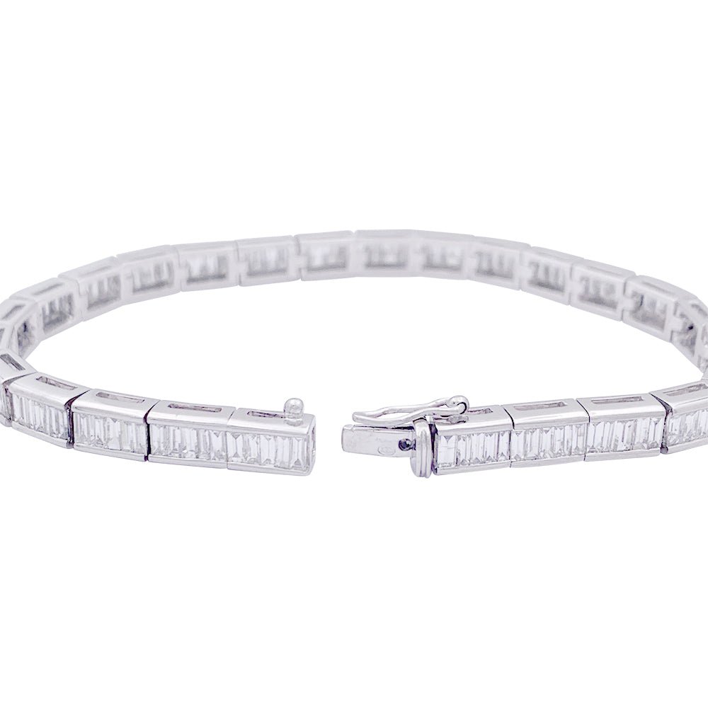 Bracelet Tennis en or blanc et diamant - Castafiore