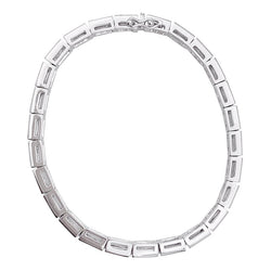 Bracelet Tennis en or blanc et diamant - Castafiore