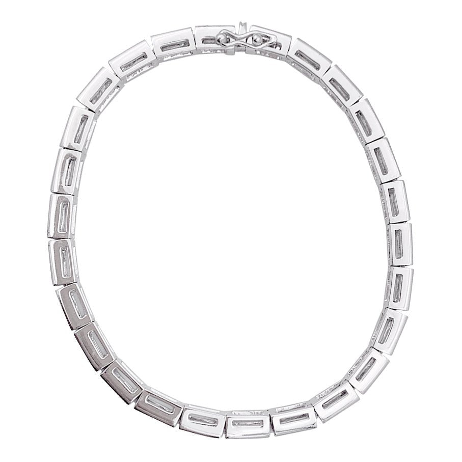 Bracelet Tennis en or blanc et diamant - Castafiore