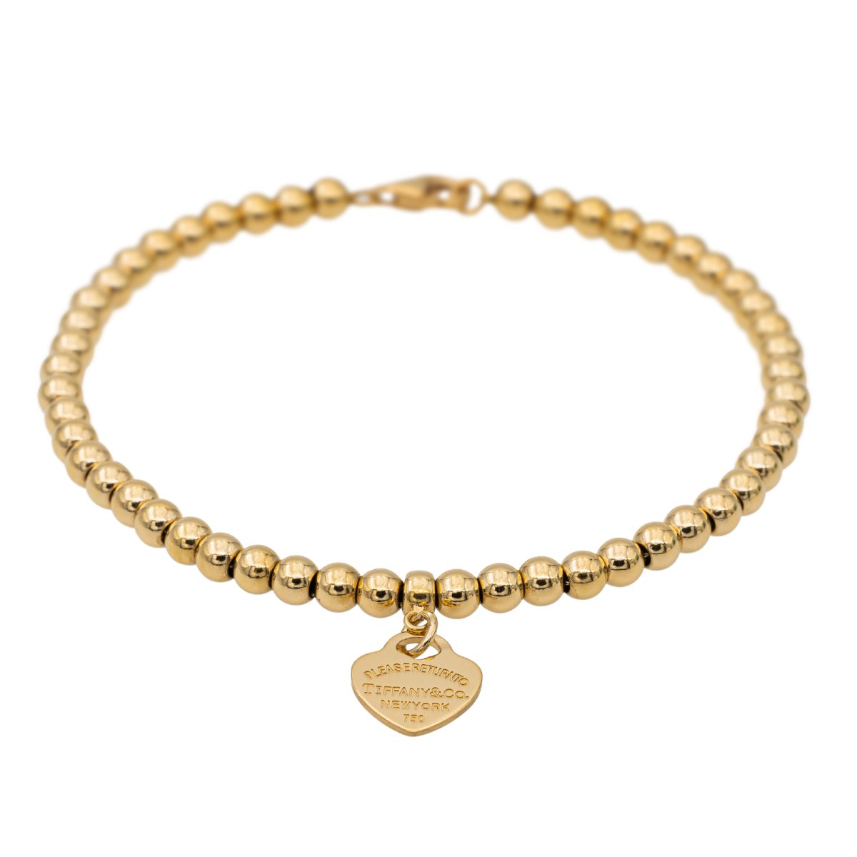 Bracelet TIFFANY & CO Coeur en or jaune - Castafiore