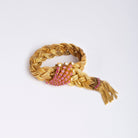 Bracelet tressé en or et rubis - Castafiore
