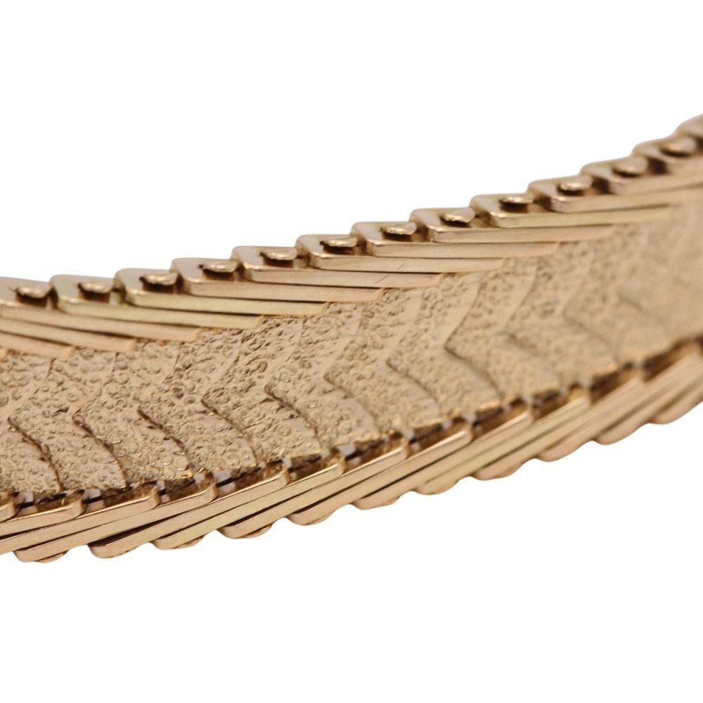 Bracelet Tressé en paillette d'or jaune - Castafiore