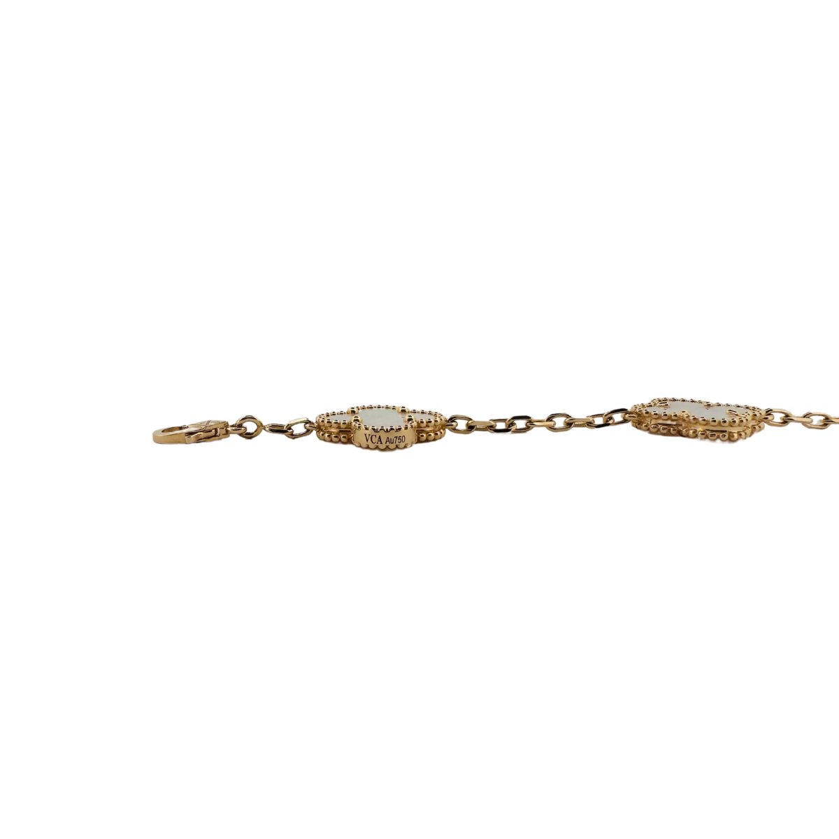 VAN CLEEF & ARPELS “Alhambra” bracelet in yellow gold and